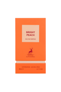 PERFUME BRIGHT PEACH – MAISON ALHAMBRA – EAU DE PARFUM – 80ML – UNISEX caja