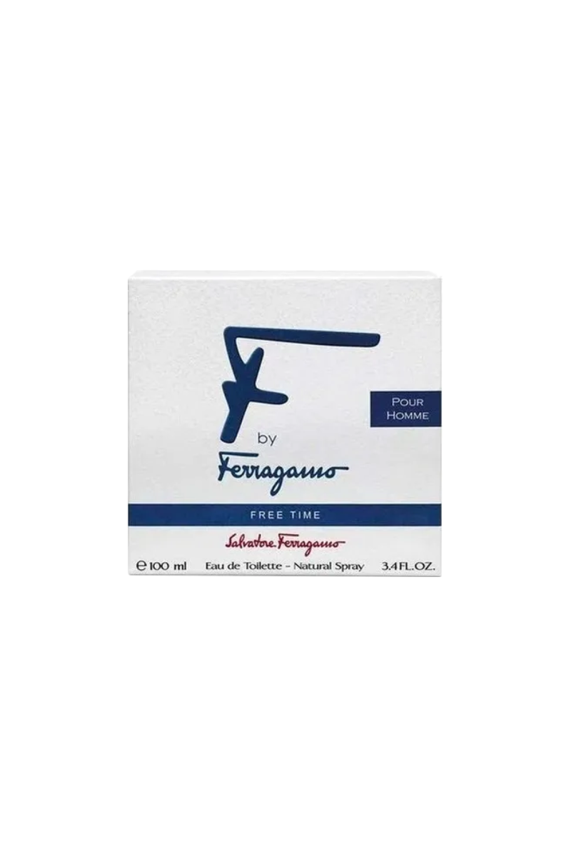 PERFUME F BY FERRAGAMO FREE TIME – EAU DE TOILETTE – 100ML – HOMBRE caja