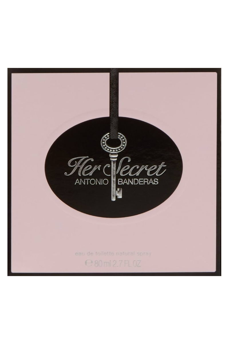 PERFUME HER SECRET ANTONIO B. – EAU DE TOILETTE – 80ML – MUJER caja