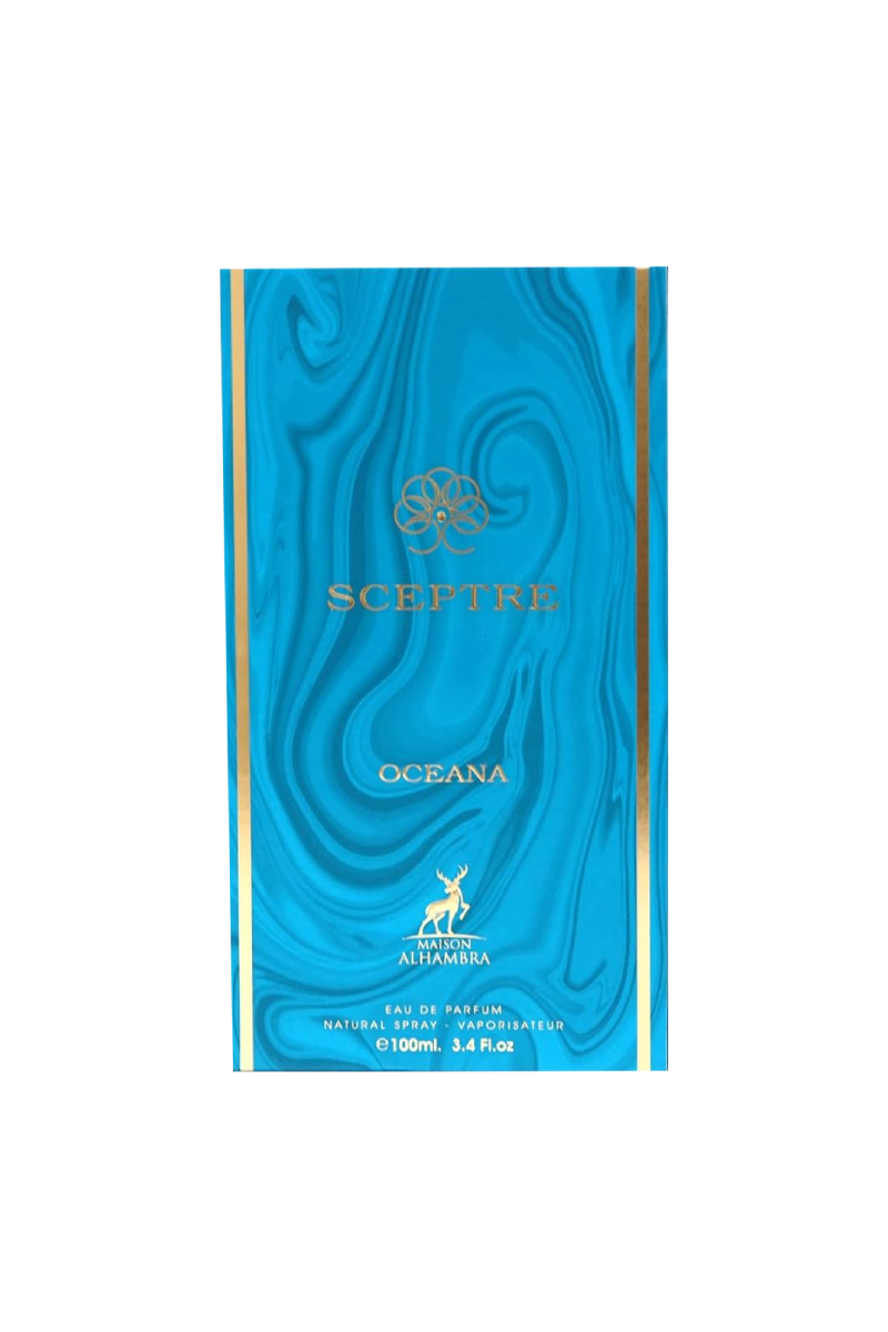 PERFUME MAISON ALHAMBRA – SCEPTRE OCEANA – EAU DE PARFUM – 100ML – UNISEX caja