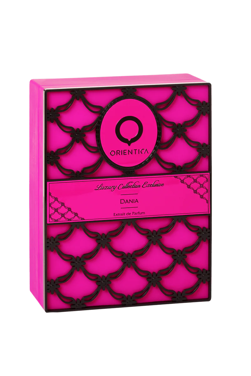 PERFUME ORIENTICA DANIA LUXURY COLLECTION EXTRAIT DE PARFUM – 80ML – MUJER caja