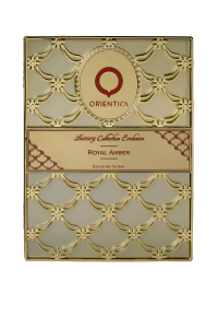 PERFUME ORIENTICA ROYAL AMBER LUXURY COLLECTION EAU DE PARFUM – 80ML – UNISEX caja