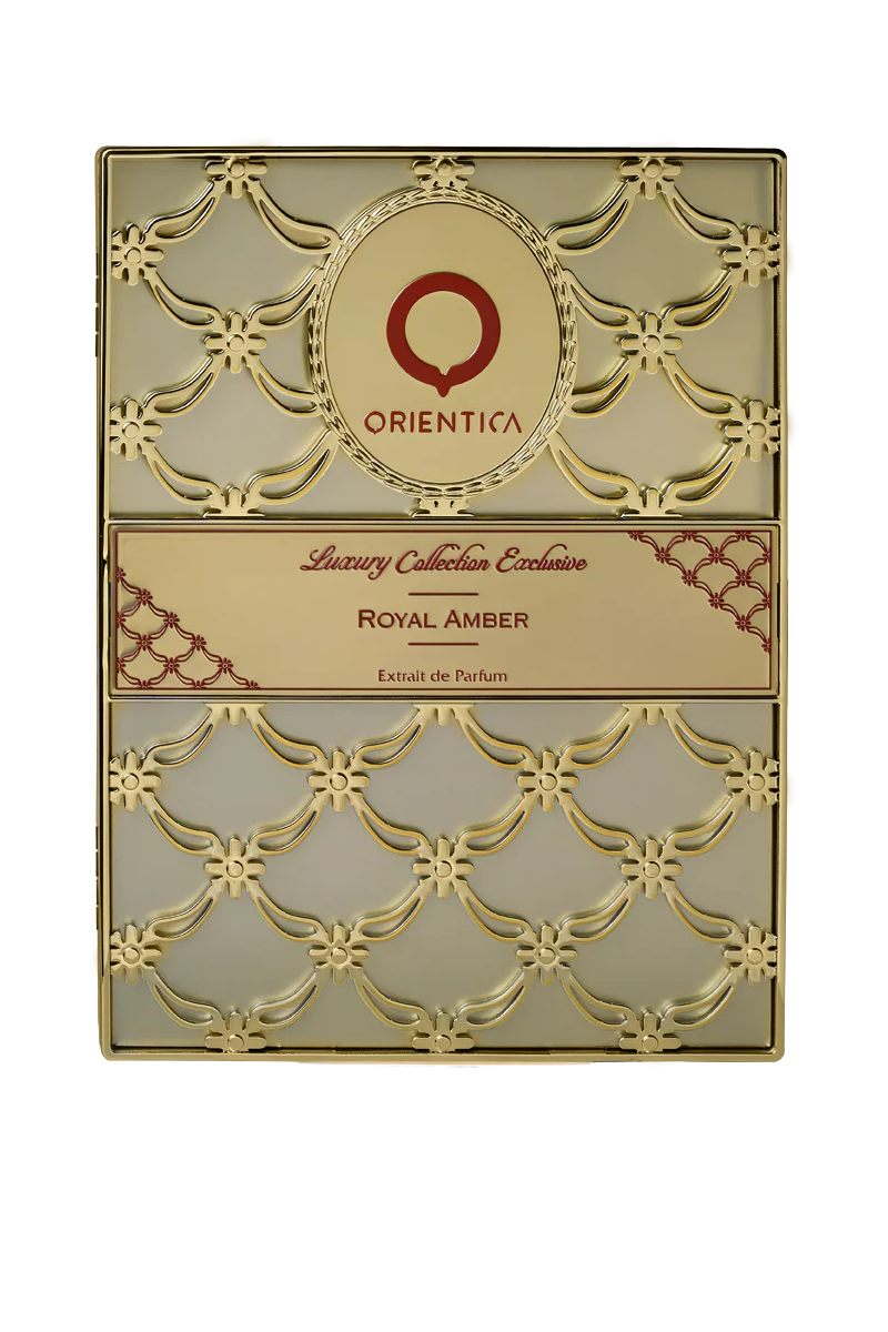 PERFUME ORIENTICA ROYAL AMBER LUXURY COLLECTION EAU DE PARFUM – 80ML – UNISEX caja