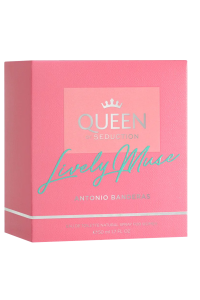 PERFUME QUEEN OF SEDUCTION LIVELY MUSE ANTONIO B. – EAU DE TOILETTE – 80ML – MUJER caja