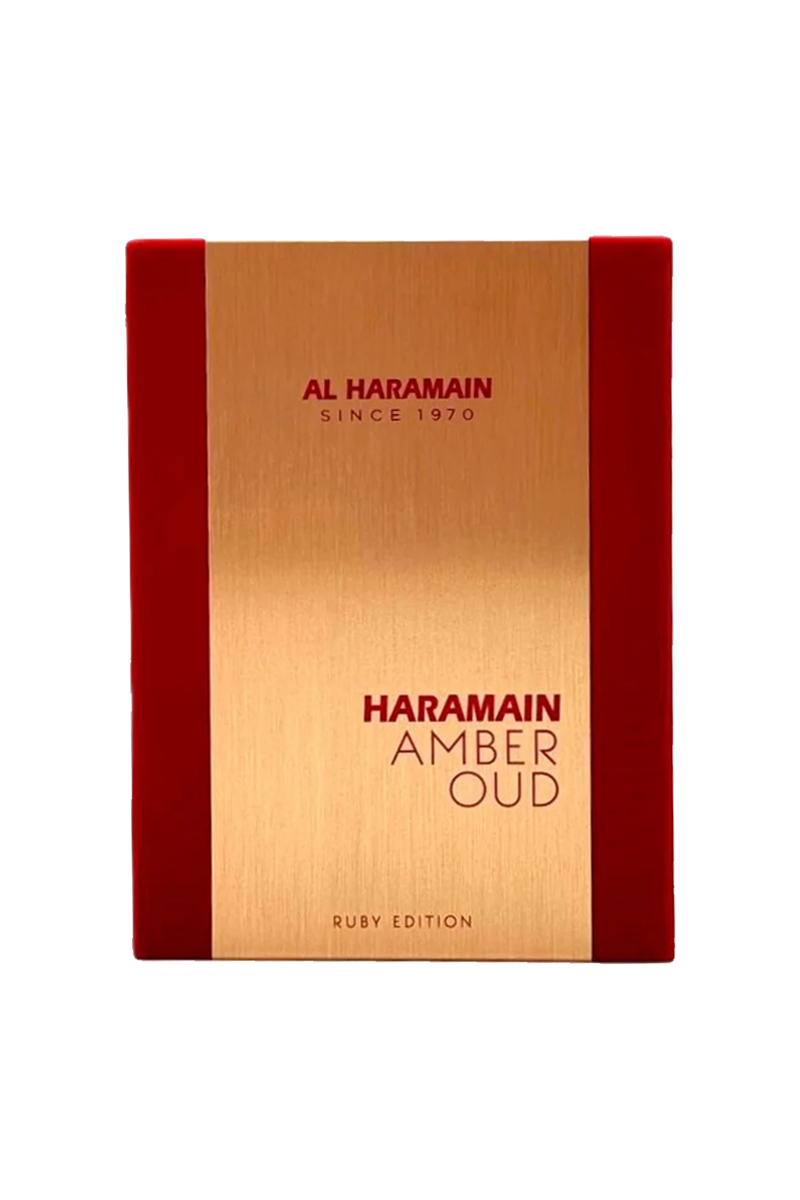 Perfume Amber Oud Ruby Edition Al Haramain - Eau De Parfum caja