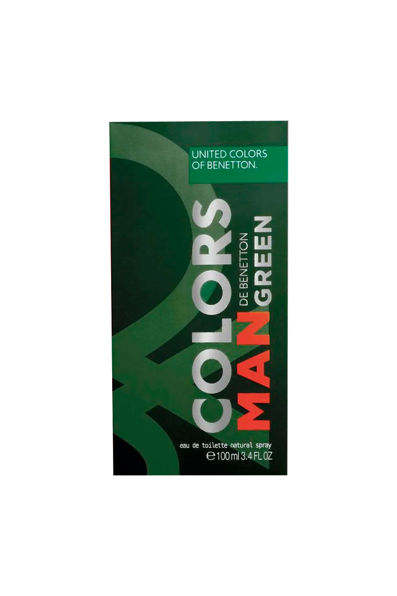 Perfume Colors Man Green Benetton - Eau De Toilette - 100ml Caja