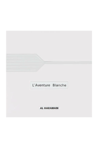 Perfume L' Aventure Blanche Al Haramain - Eau De Parfum - 100ml - Hombre caja